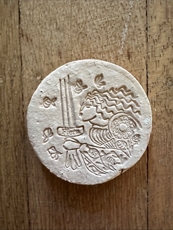 Ffern Other - New Ffern terracotta scent diffusion stone female warrior handmade in Norfolk UK